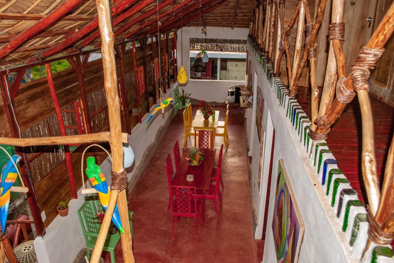 Hostel La Ballena Backpacker Las Galeras Bagian luar foto